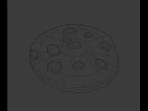 Gingerbread house 3D-Modell