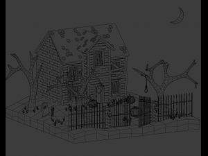 Haunted house 3D Model