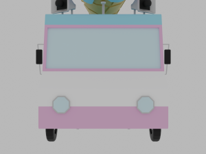 Ice cream truck Model 3D