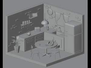 Kitchen 3D Model