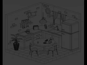 Kitchen 3D Model