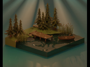 Lake Modelo 3D