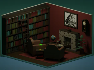 Oturma odası 3D Model