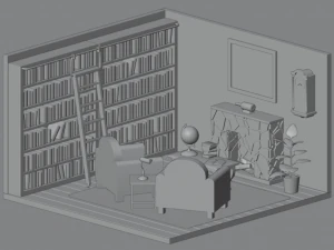 Living-room 3D Model