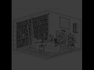 Living-room 3D Model
