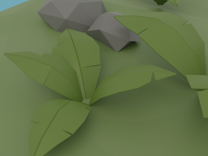 Floating island Modelo 3D