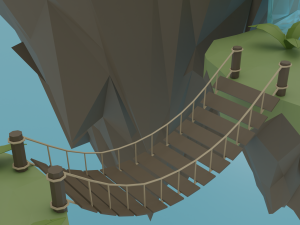 Floating island Modelo 3D