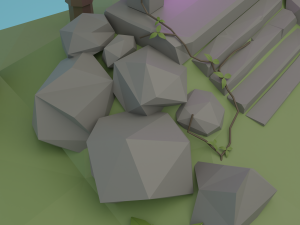 Floating island Modelo 3D