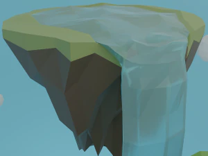 Floating island 3D Model