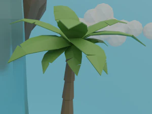 Floating island 3D Model
