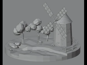 Molino Modelo 3D