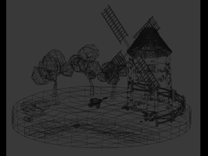 Windmill 3D Model