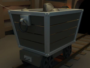 Estrazione mineraria Modello 3D