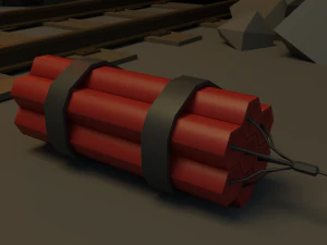 Estrazione mineraria Modello 3D