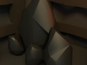 Estrazione mineraria Modello 3D