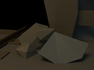 Estrazione mineraria Modello 3D