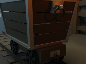 Estrazione mineraria Modello 3D