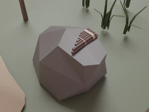Native American village 3D Model