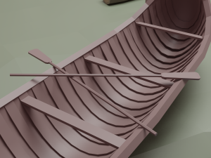 Native American village 3D Model