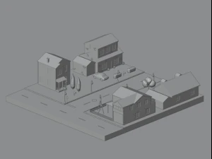 Vizinhan&ccedil;a Modelo 3D