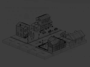 Vizinhan&ccedil;a Modelo 3D