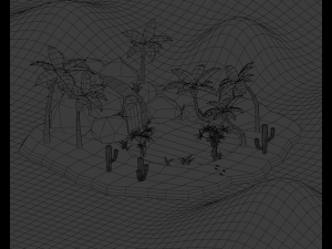Oasis Modelo 3D