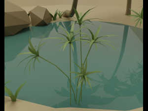 Oasis Modelo 3D