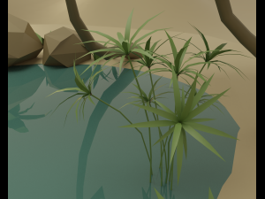 Oasis Modelo 3D