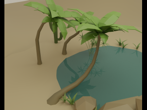 Oasis Modelo 3D