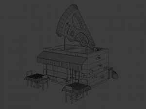 Pizzeria 3D 模型