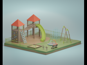 Playground 3D Model