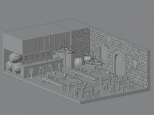 Tavern 3D Model
