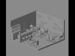 Restaurant 3D Модель