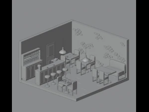Restaurant 3D Model