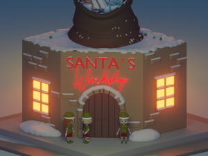 Santas workshop Modelo 3D