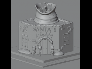 Santas workshop Modèle 3D