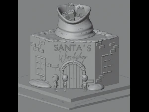 Santas workshop 3D Model