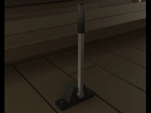 Hydraulic sawmill 3D Model