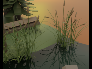Hydraulic sawmill 3D Model