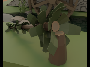Hydraulic sawmill 3D Model