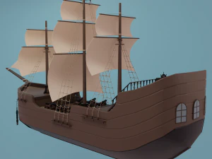 Nave Modello 3D