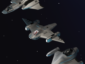 Spaceship 3D 모델