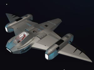 Spaceship 3D मॉडल