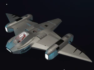 Spaceship 3D Model
