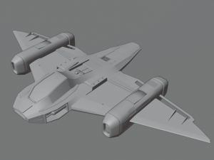 Spaceship 3D मॉडल