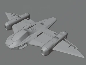 Spaceship 3D Model