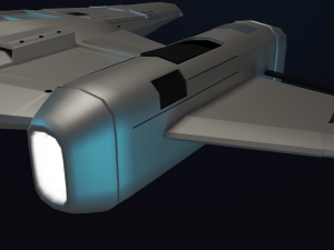 Spaceship 3D मॉडल