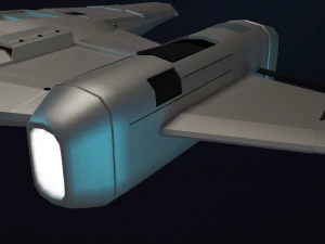 Spaceship 3D Model