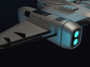 Spaceship 3D मॉडल