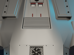 Spaceship 3D मॉडल